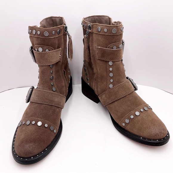 🆕{Sam Edelman} Drea Studded Motorcycle Boots - Picture 6 of 16